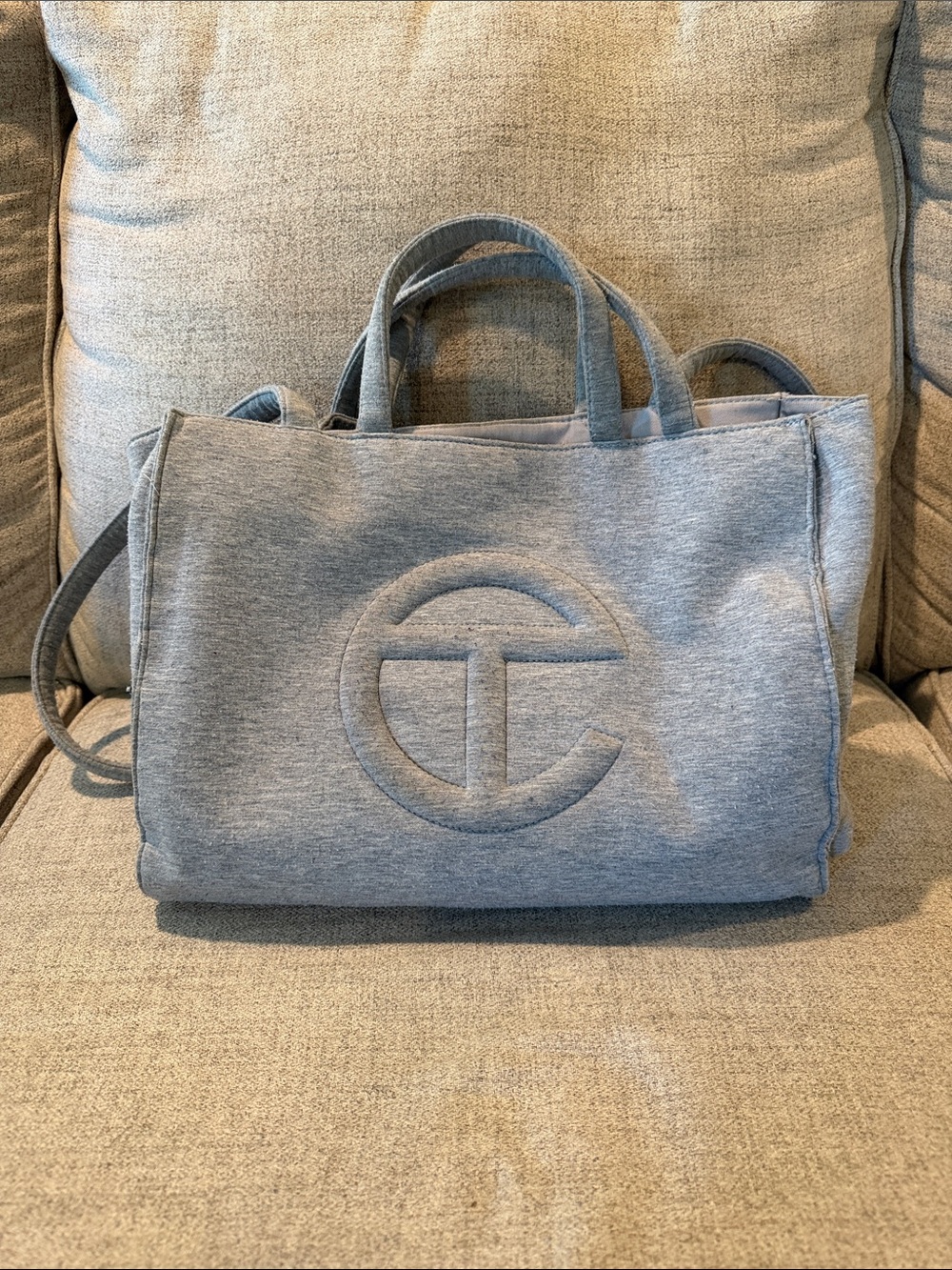 Telfar X UGG Shopper Tote-heavily used-pilling-tear